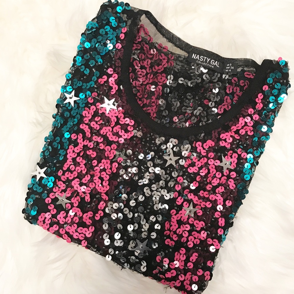 Star Sequin Top - image 1